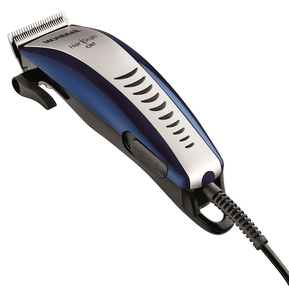 Máquina de Cortar Cabelo Mondial CR07 4 Pentes Com Fio