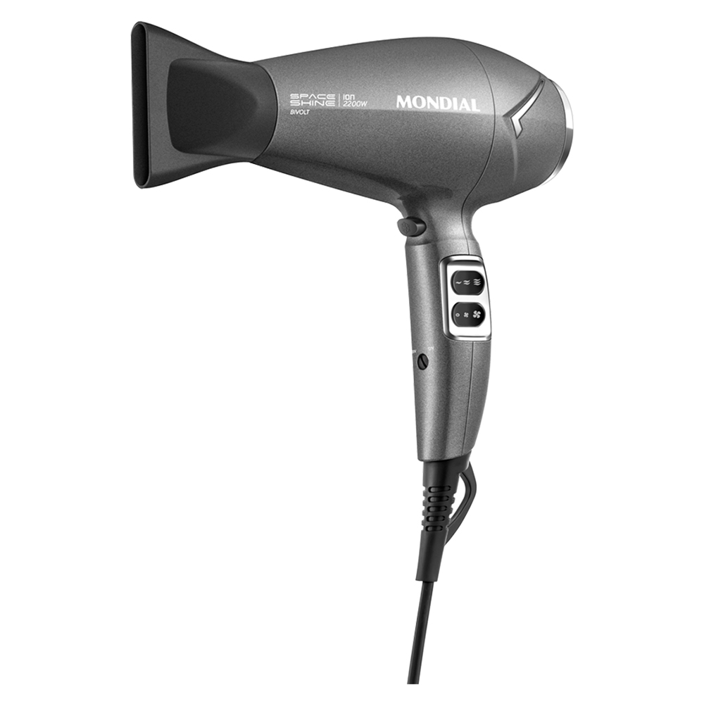 Secador de Cabelo Mondial Space Shine Tourmaline 2100W