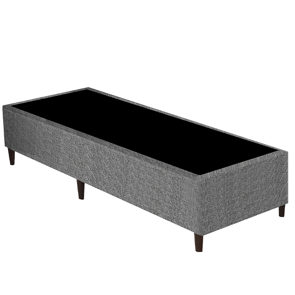 Base Cama Box Gazin Somie Universal Suede Liso 27x79x198cm