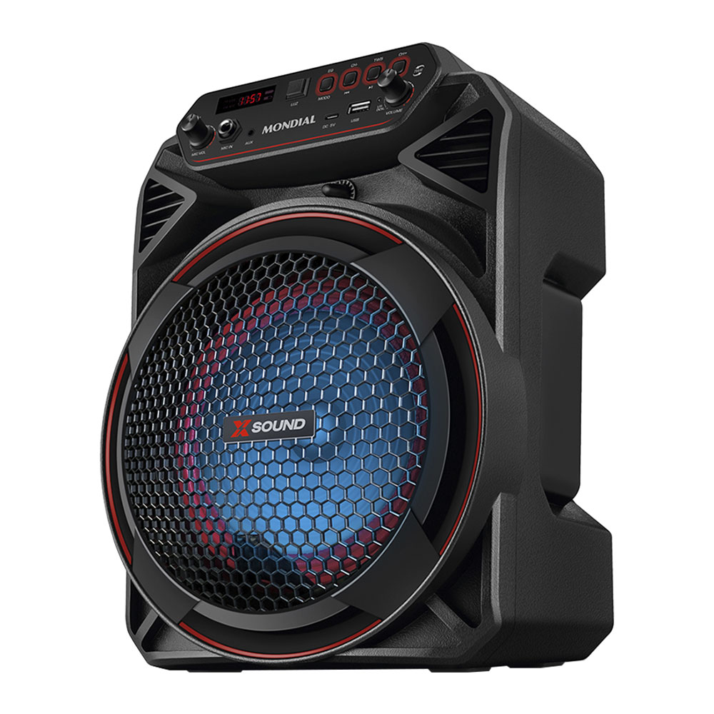 Caixa de Som Amplificada Mondial CM-220-N 220W RMS Bluetooth