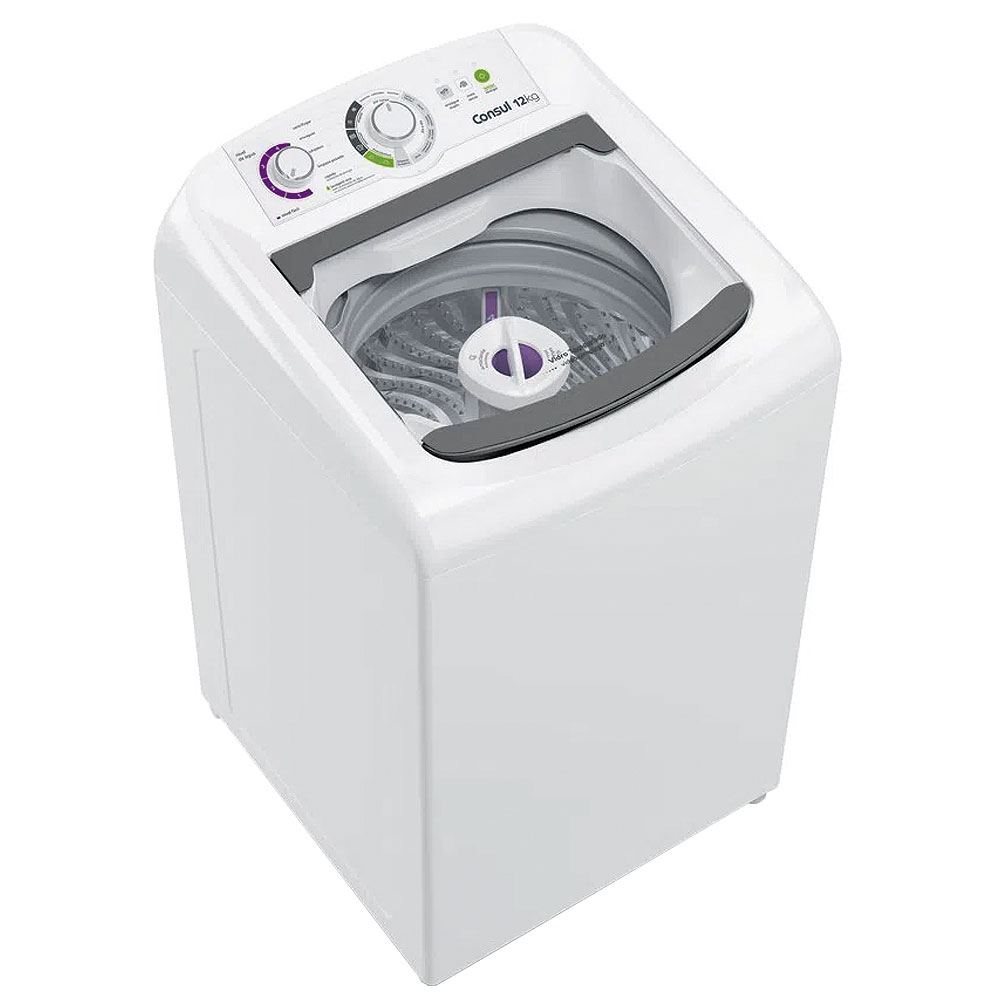Máquina de Lavar Consul 12Kg Automática Ciclo Edredom Cesto Inox CWH12BB