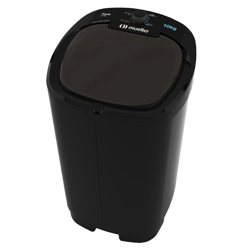 Tanquinho Mueller Family Lite 10kg Semiautomático Dispenser Duplo e Timer