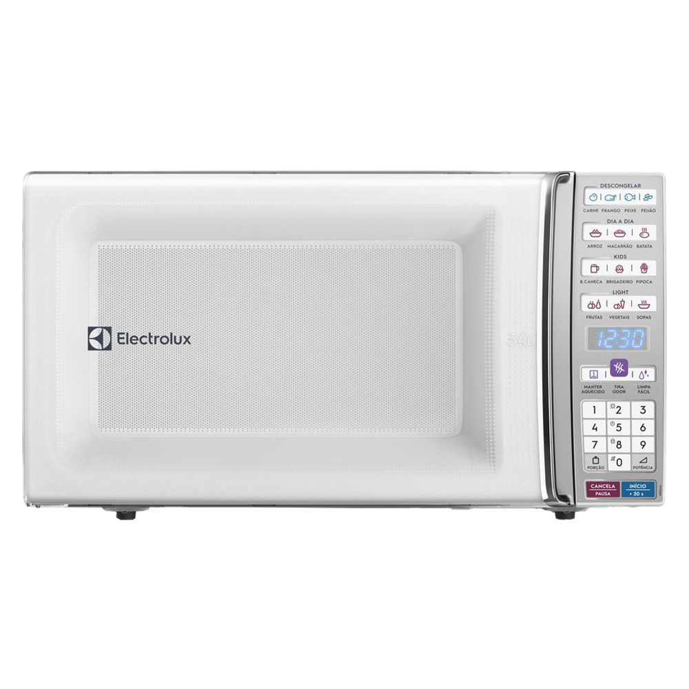 Micro-ondas Bancada Electrolux 34L Função Tira Odor e Manter Aquecido MEO44