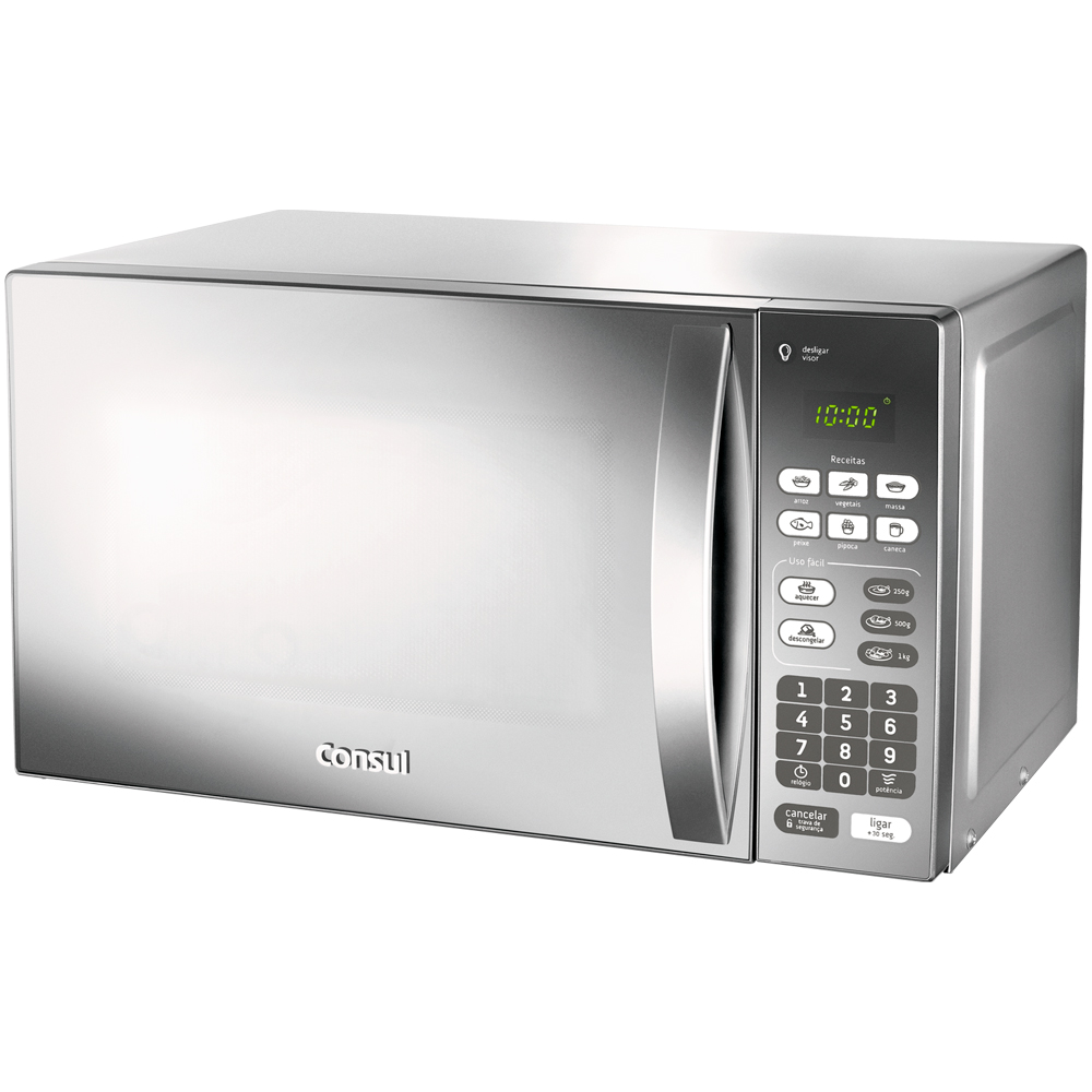 Micro-ondas Consul 20L 620W Espelhado Função Descongelar CM020BF