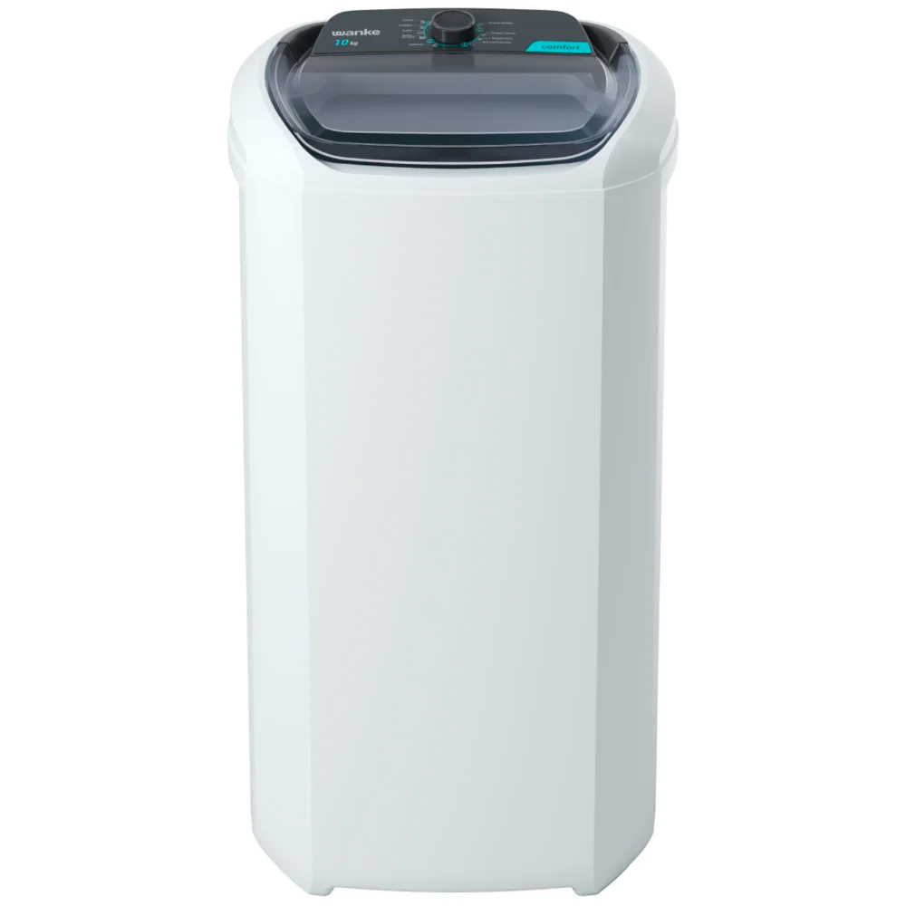 Tanquinho Wanke Comfort 10kg Semiautomático 8 Programas LWBE100T3