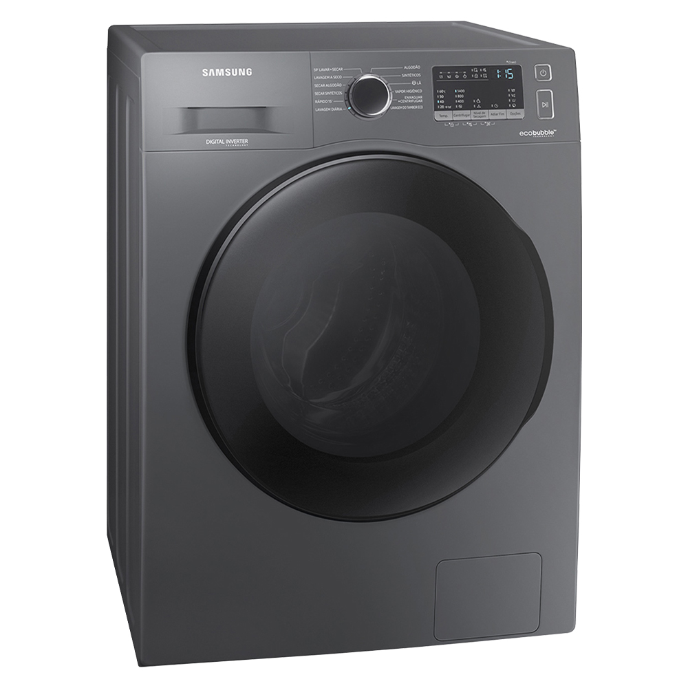 Lava e Seca Samsung EcoBubble 11kg Automática Cesto Inox WD11A4453BX