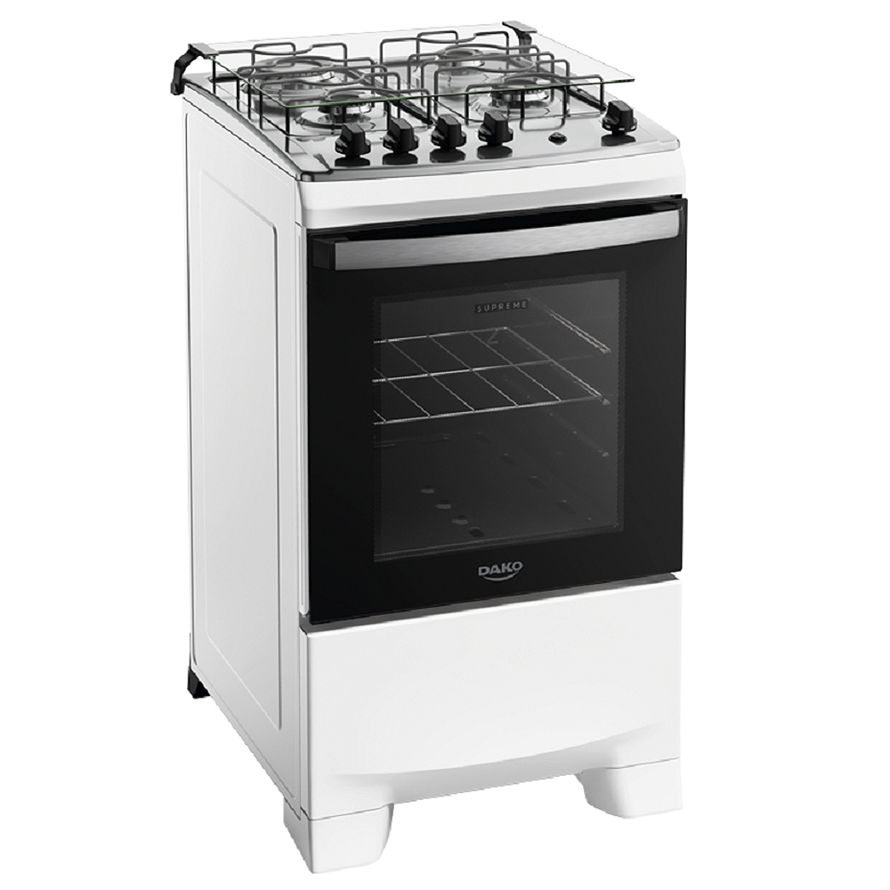 Fogão Dako Supreme 4 Bocas Automático Inox Forno 60L