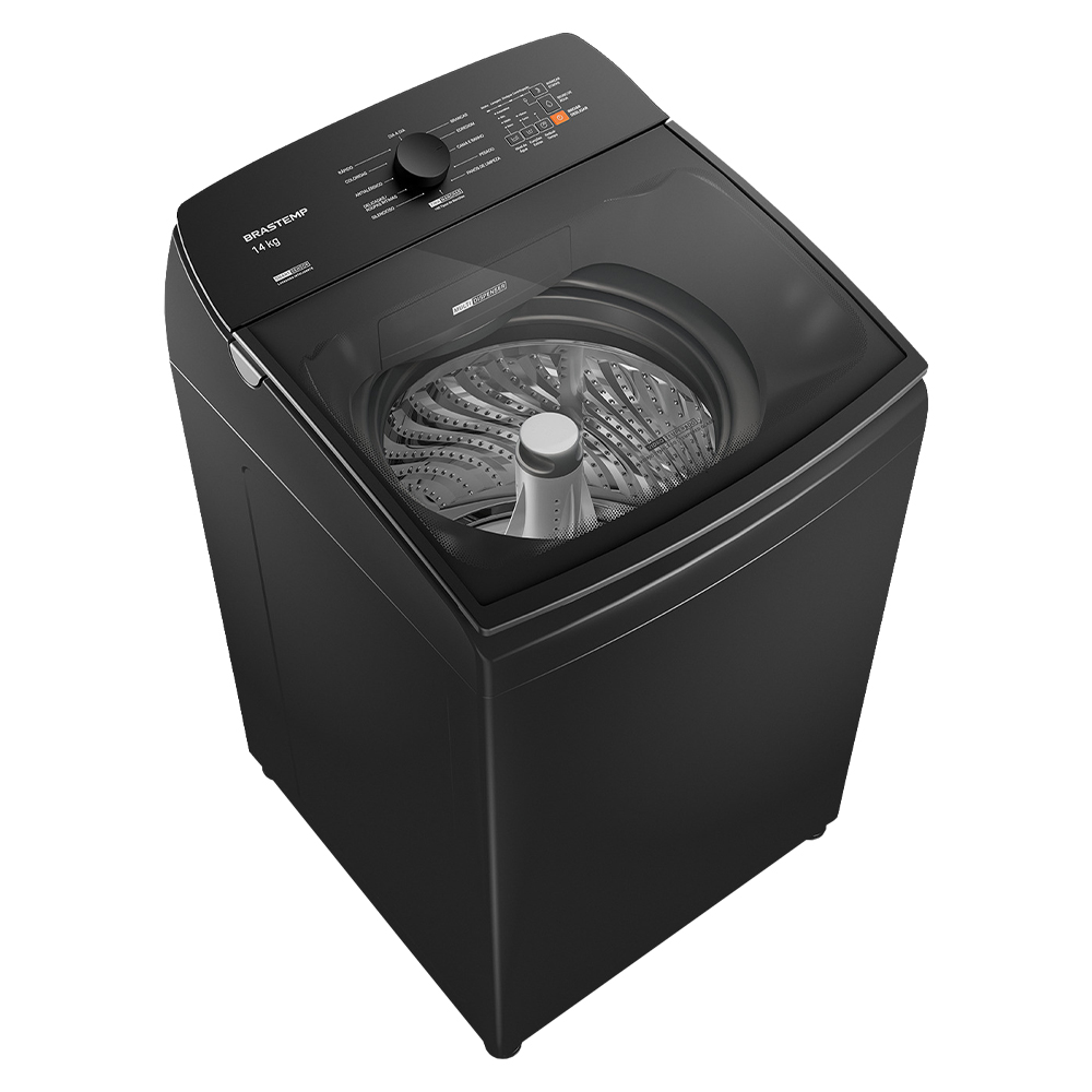 Máquina de Lavar Brastemp BWJ14A9 14kg Automática Cesto Inox