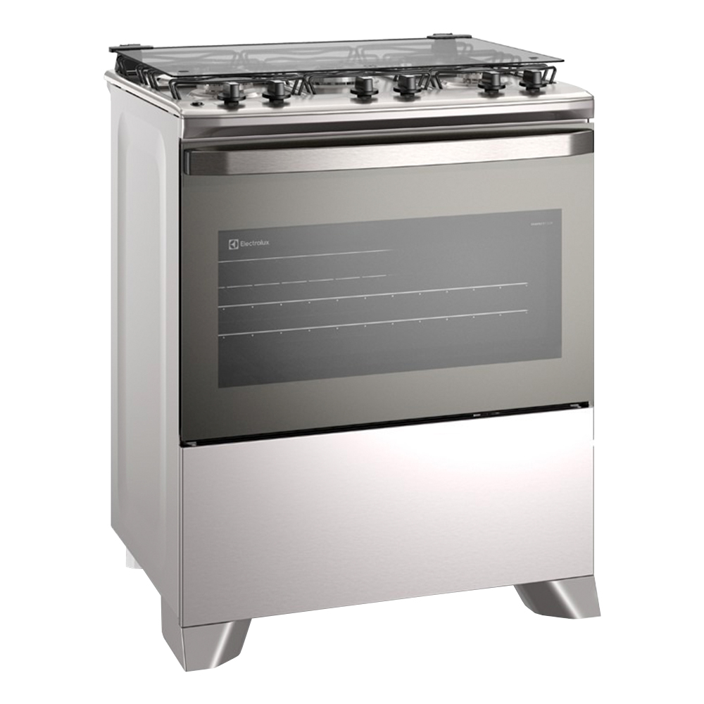 Fogão Electrolux FE5IG 5 Bocas Automático Mesa de Inox Forno 88,6L
