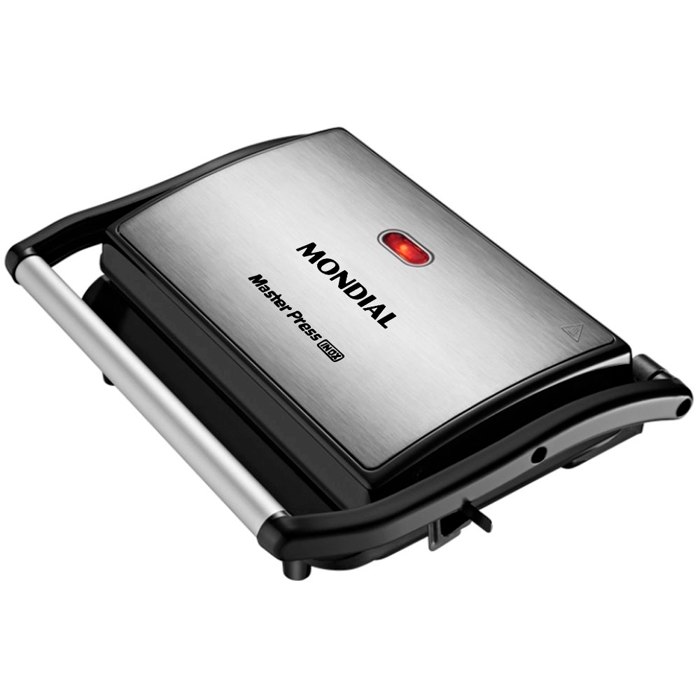 Grill Sanduicheira Elétrico Mondial Master Press Antiaderente 850W PG01