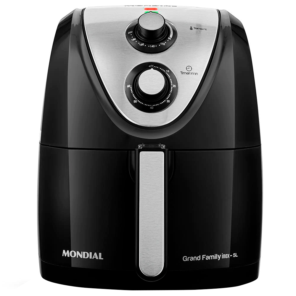 Fritadeira Elétrica Air Fryer Mondial Grand Family AFN-50 BI 5L 1900W Timer