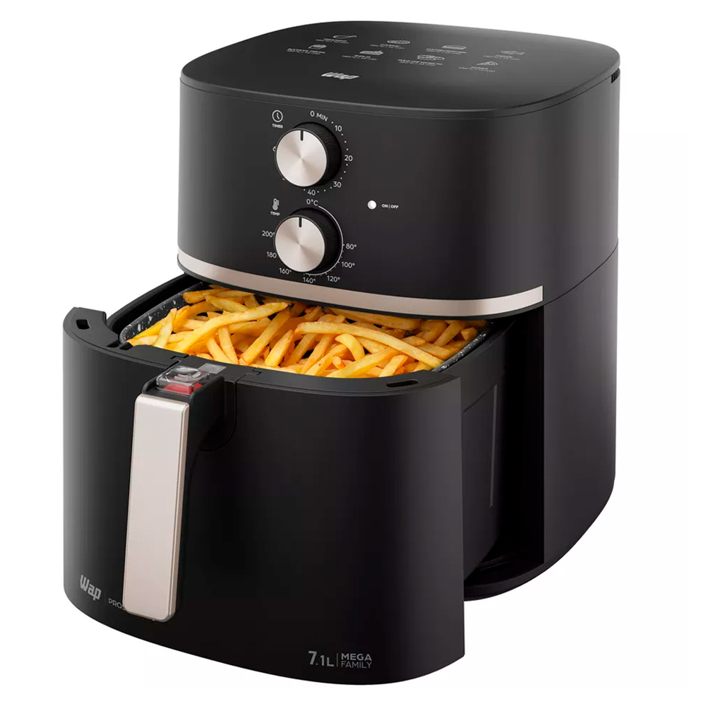 Fritadeira Elétrica Air Fryer Wap Mega Family 7,1L 1700W