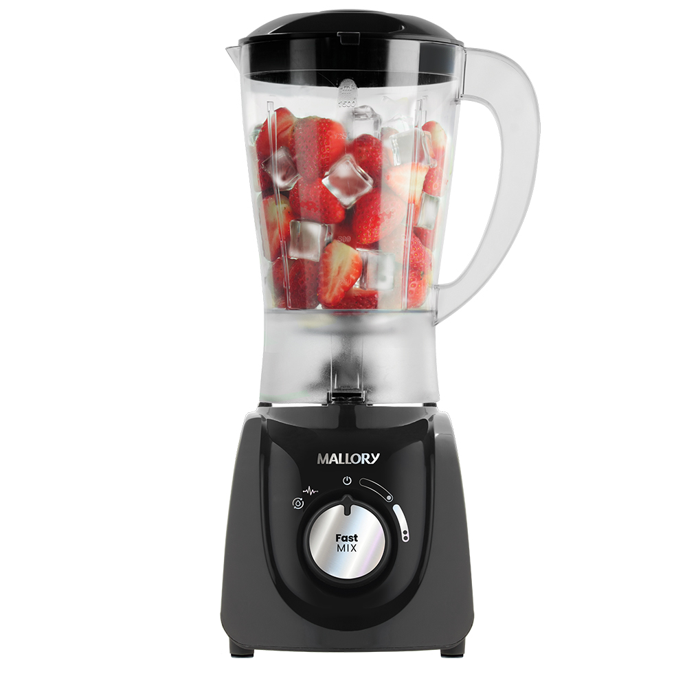 Liquidificador Mallory Fast Mix 1,5L 2 Velocidades 600W com Função Pulsar