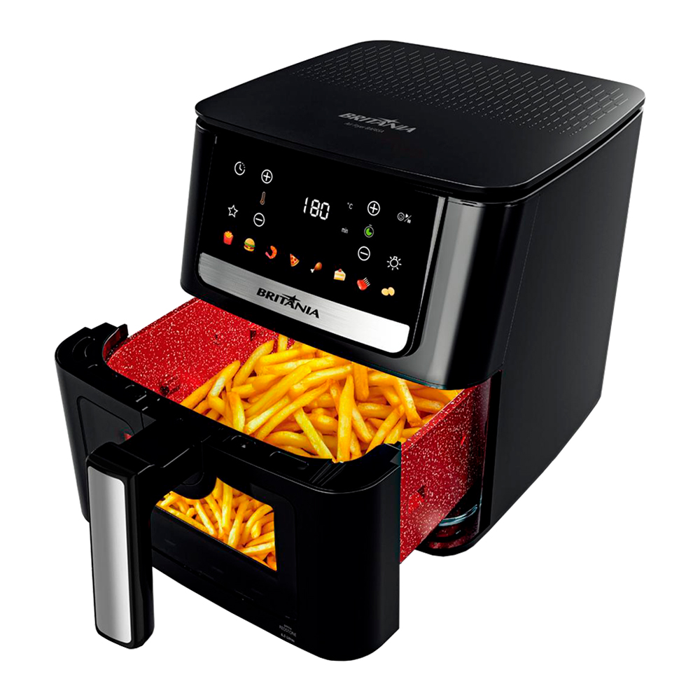 Fritadeira Elétrica Air Fryer Britânia BAF65A 1700W Tecnologia Redstone