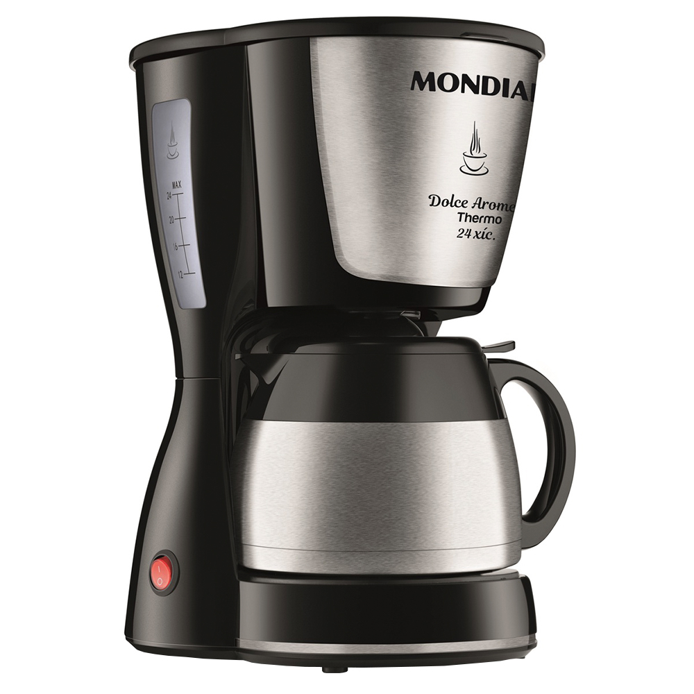 Cafeteira Mondial Dolce Aroma Thermo 24 Xícaras Filtro Permanente
