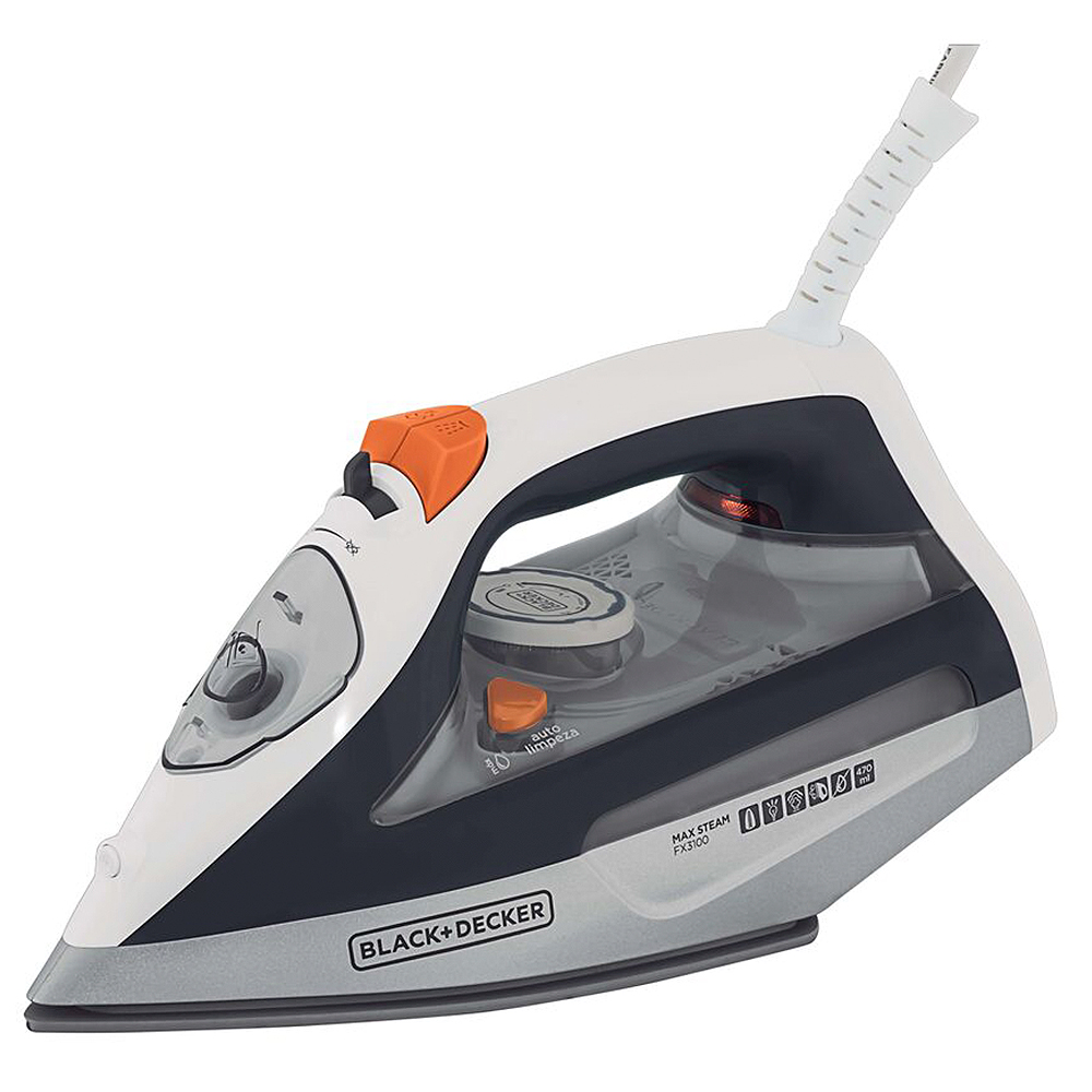 Ferro de Passar a Vapor Black&Decker Ceramic Gliss FX3100