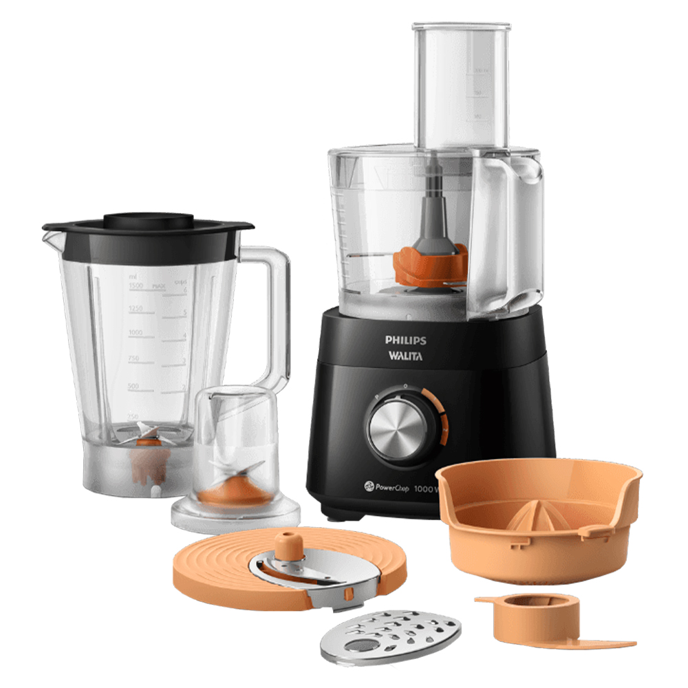 Multiprocessador Philips Walita 7 em 1 PowerChop 1000W Função Pulsar