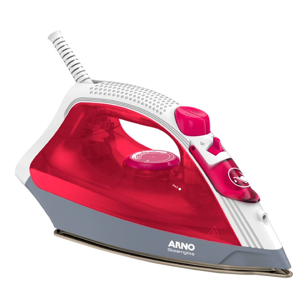 Ferro de Passar a Vapor Arno Steamgliss FSGC Base Ceramic Glide 1200W