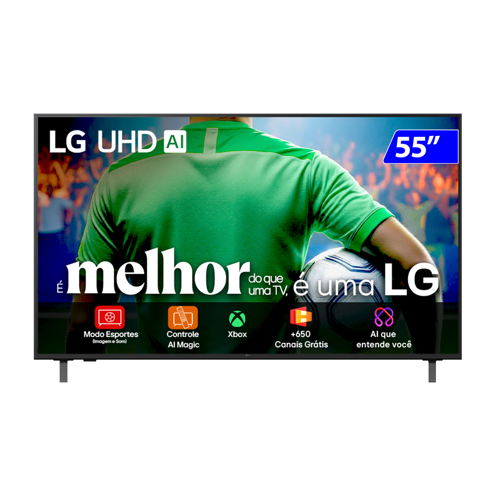 Smart TV LG 55” 4K Comando de Voz 55UA8550PSA