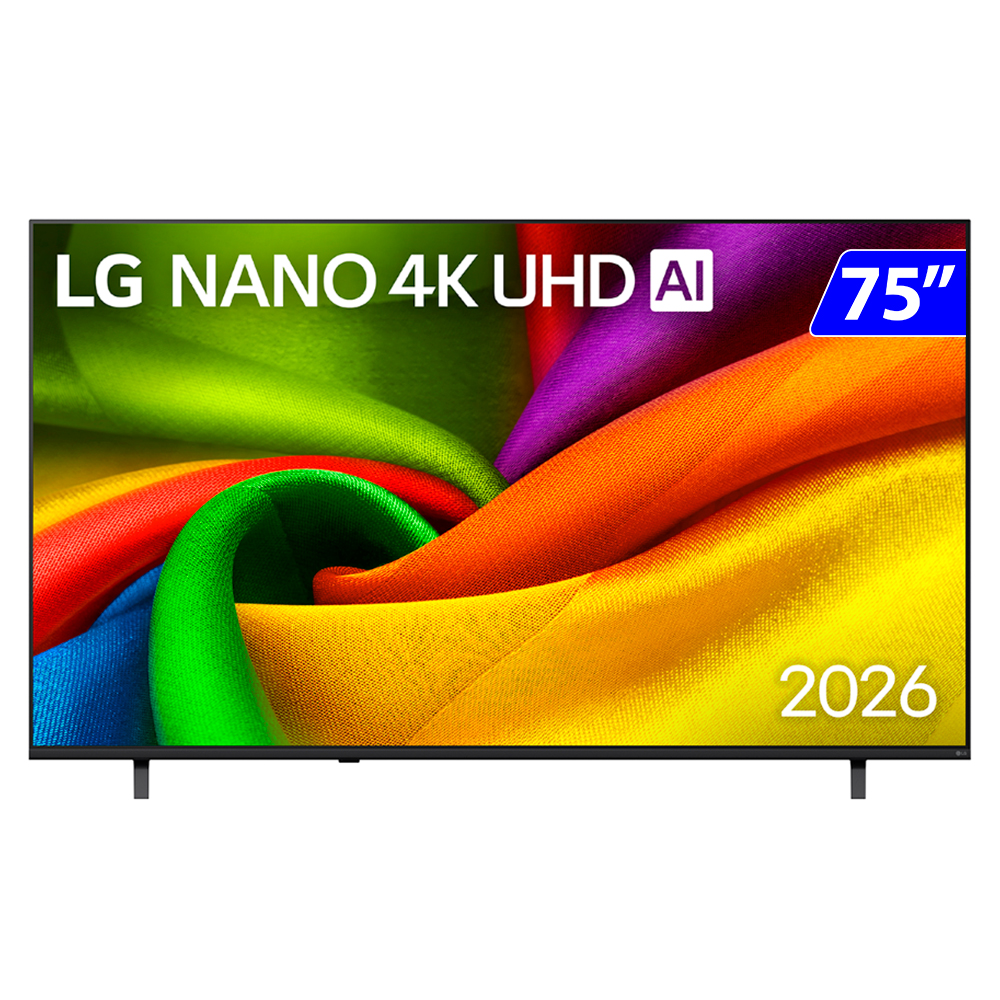 Smart TV LG 4K Nano Ultra HD 75" Wi-Fi WebOS 26 75NU855BPSA