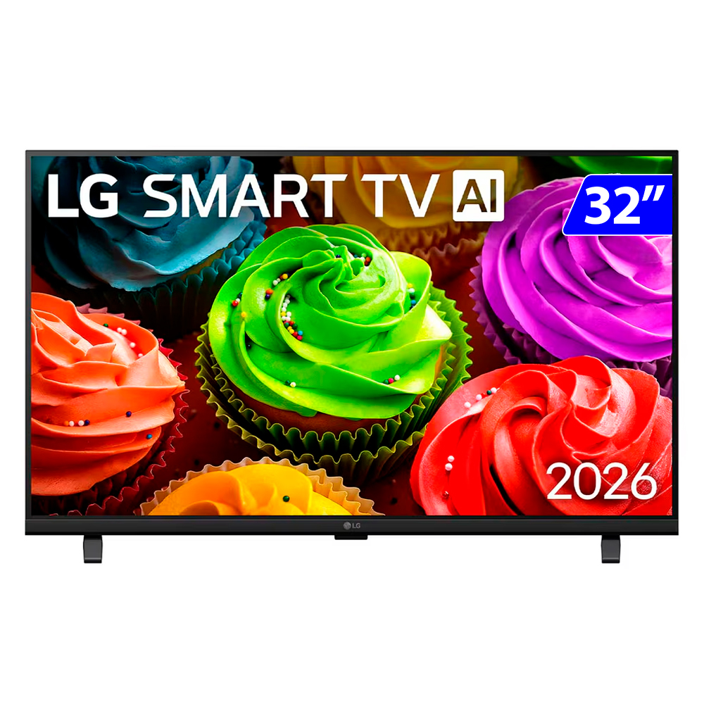 Smart TV LG HD 32" Wi-Fi webOS 26 AI