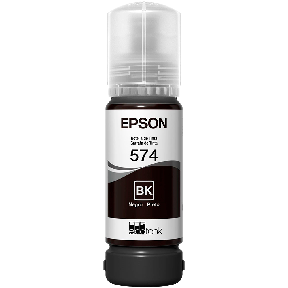 Refil para Tanque de Tinta Epson Preto N°T574 Até 2.100 Páginas T574120-AL