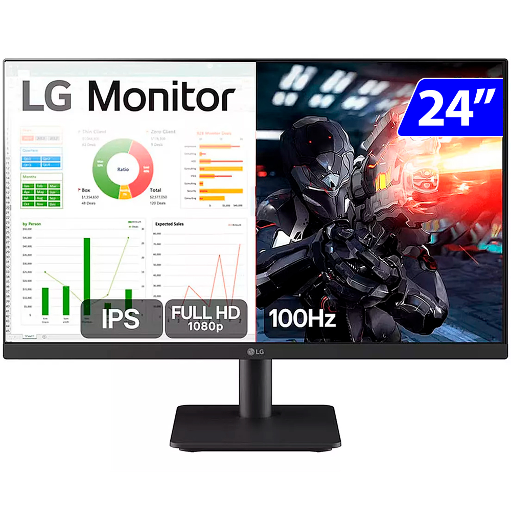 Monitor Gamer LG 24MS500 24" Full HD 100Hz IPS HDMI