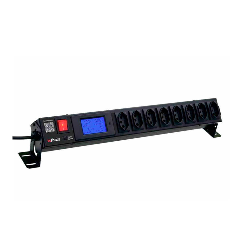 Filtro de linha + Protetor Smart TS Shara 8 Tomadas 10A
