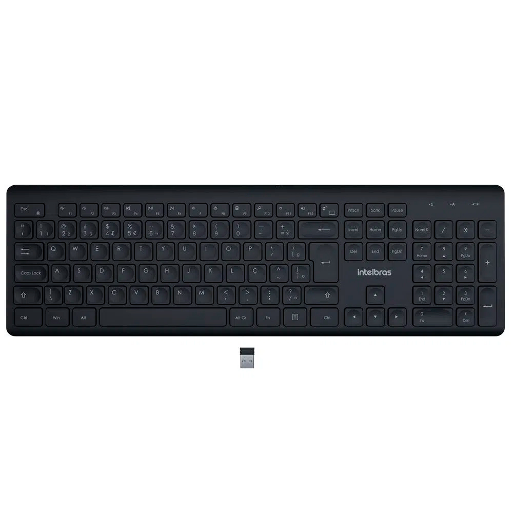 Teclado Intelbras TSI50 Sem Fio Conector USB ABNT 2