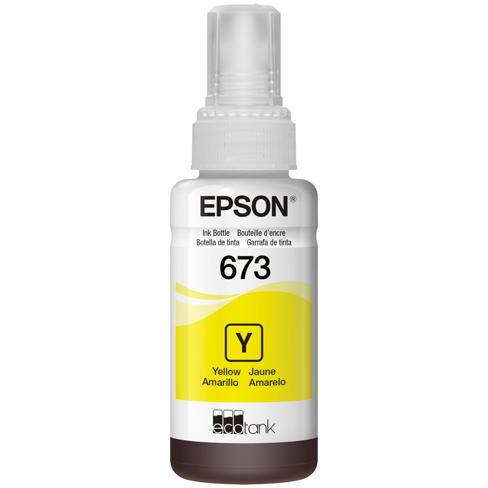 Refil para Tanque de tinta Epson Amarelo NºT673 até 5.400 Páginas T673420-AL