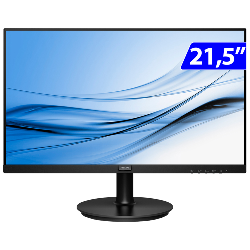 Monitor Gamer Philips VA 21,5" Wide Full HD HDMI VGA 221V8LB