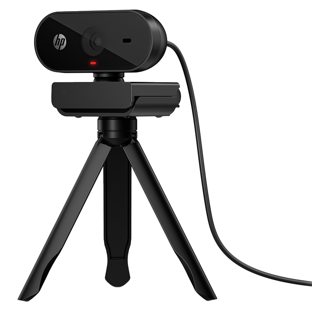Webcam HP 320 FHD Full HD 1080p USB-A com Microfone Embutido