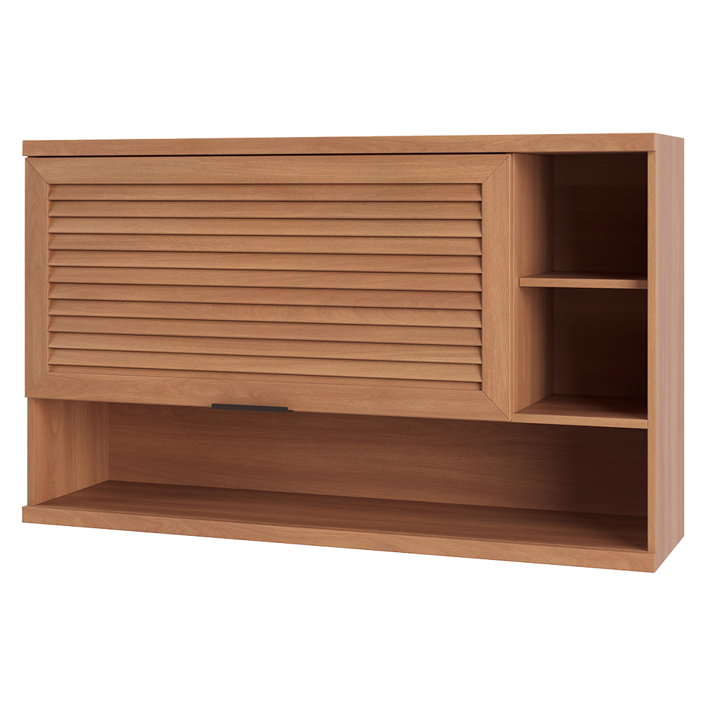 Armário Aéreo 1 Porta Basculante 120cm Macadâmia Telasul