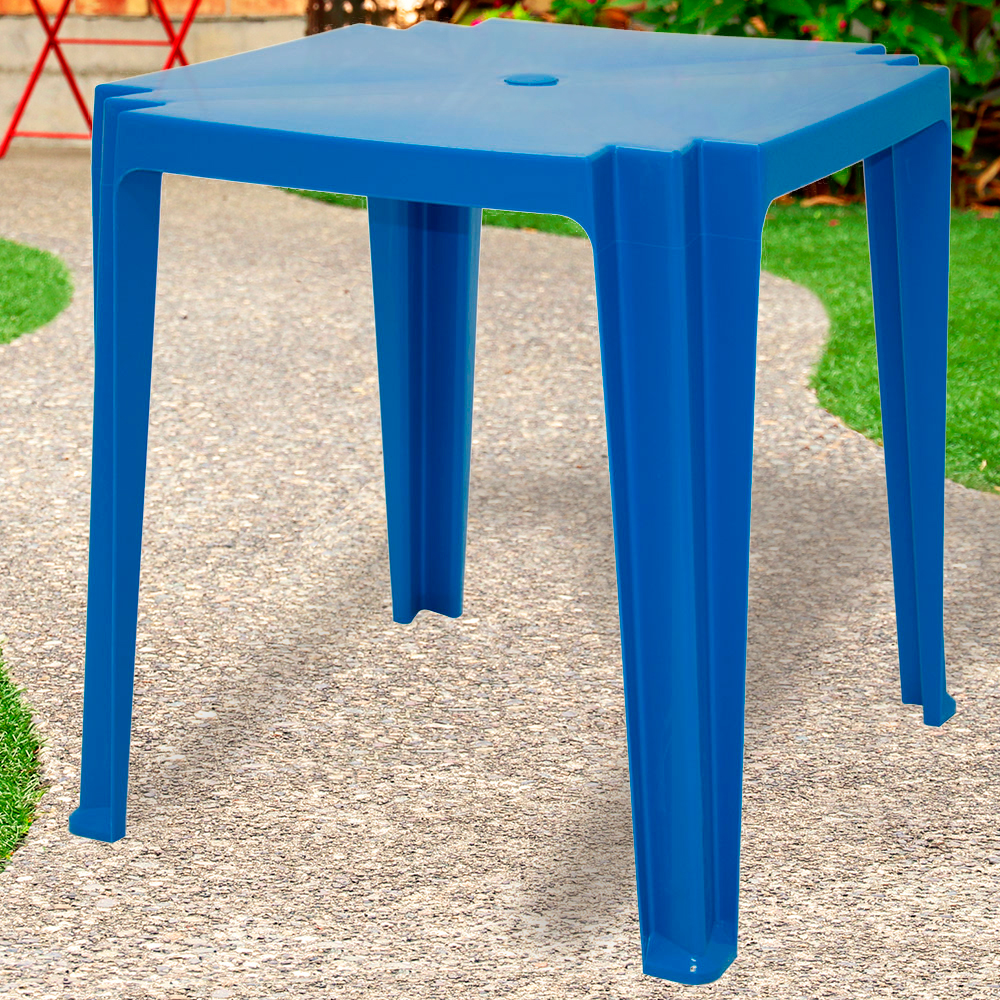 Mesa de Polipropileno Quadrada de 4 Lugares Tambaú Tramontina