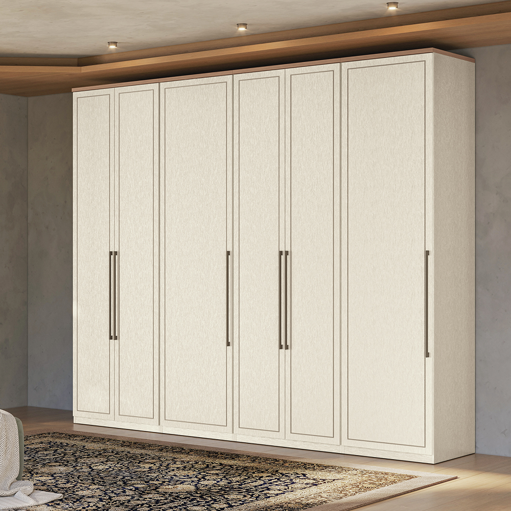 Guarda-Roupa Casal Modulado Santos Andirá Doce Vida 4 Peças