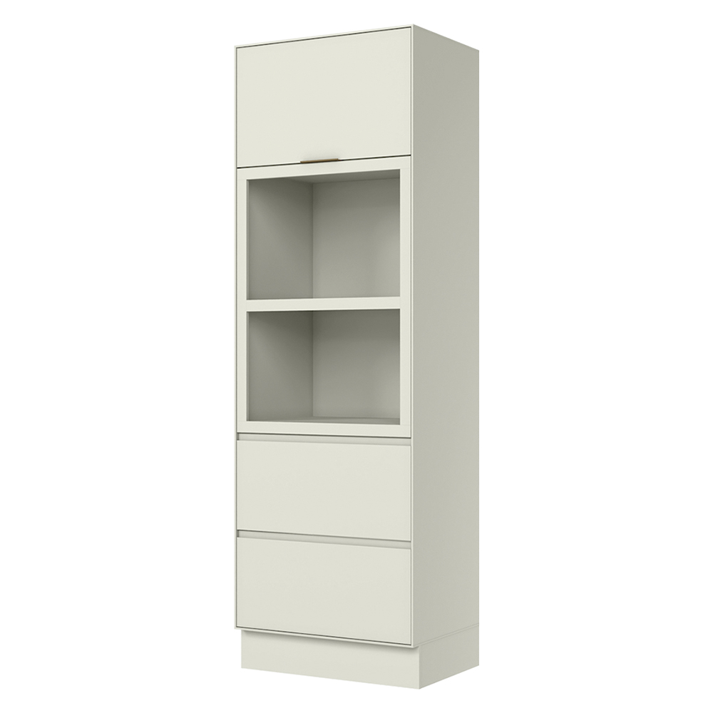 Paneleiro Torre Quente Henn Fineze MDF 3 Portas 2 Nichos