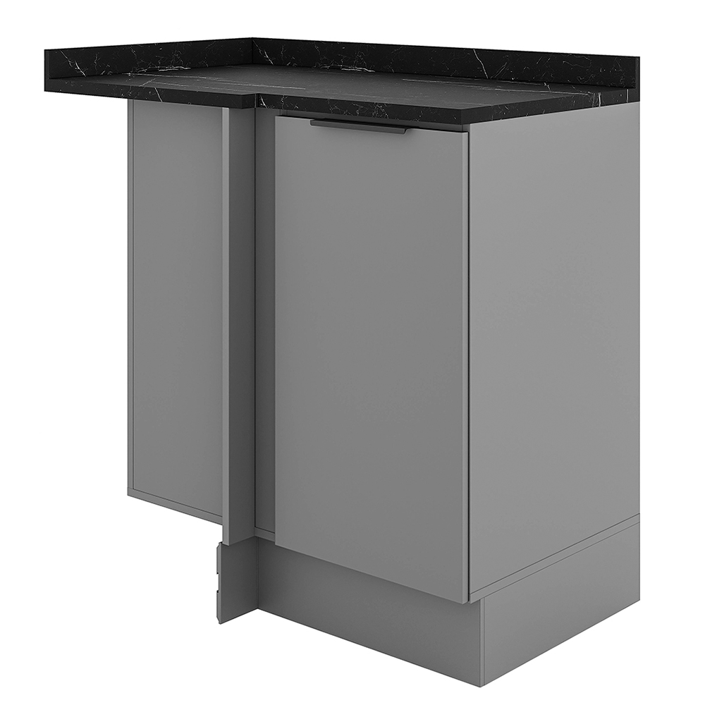 Balcão de Canto com Tampo 1 Porta 95 cm Lumina Telasul