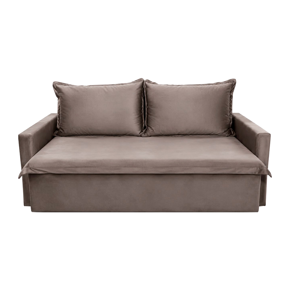 Sofá Fixo 2 Lugares Suede Emily Estofados Campo Grande