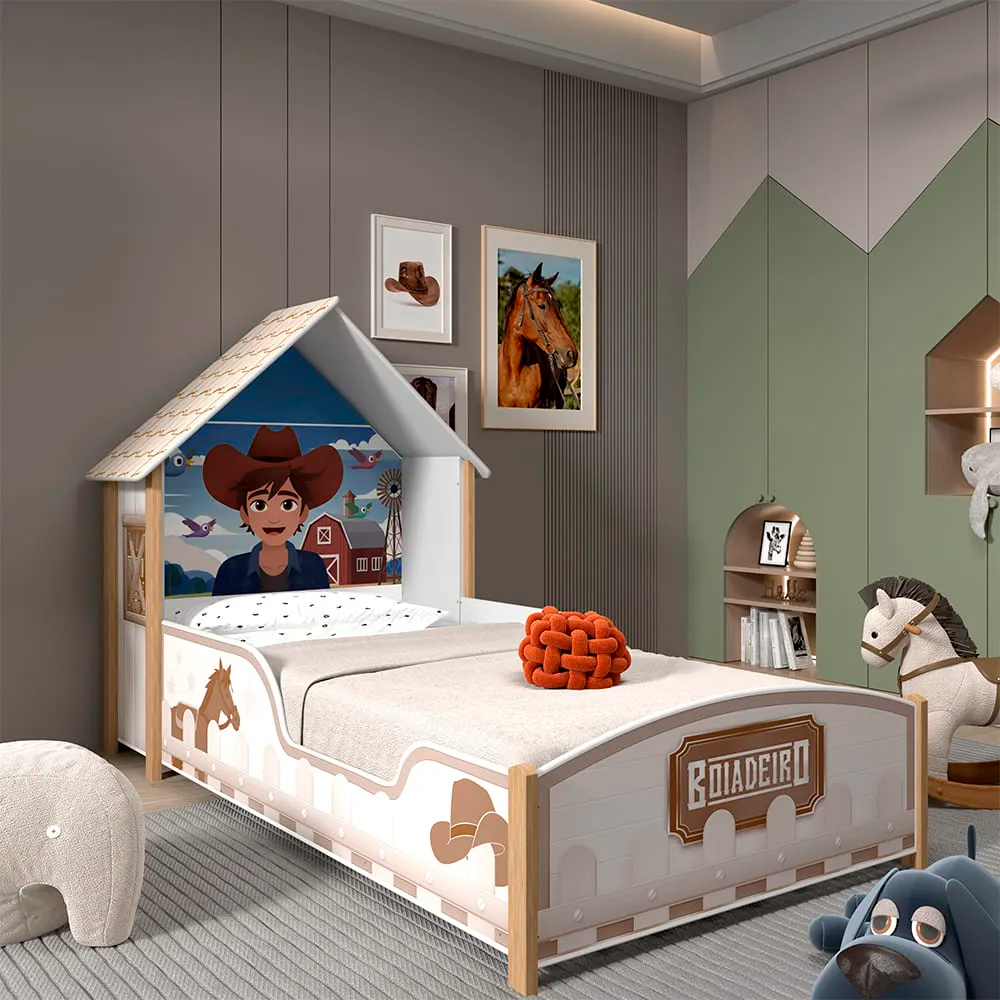 Cama Infantil Gelius Boiadeiro 90cm