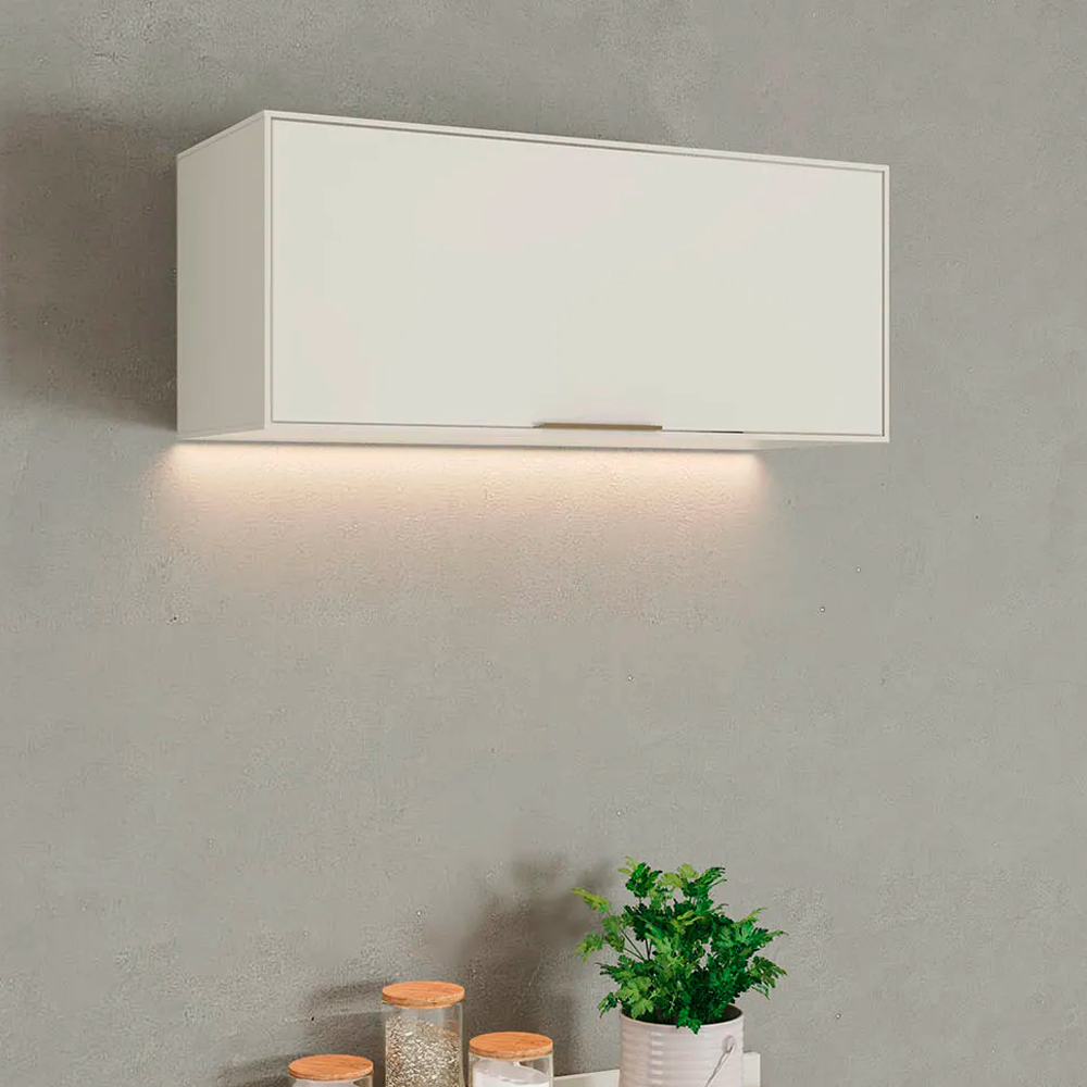 Armário Aéreo 1 Porta Basculante 80 cm Fineze Henn