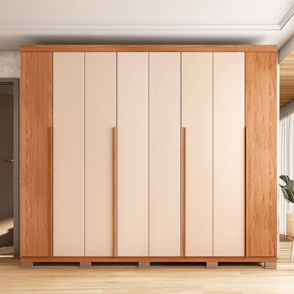 Guarda-Roupa Casal 8 Portas Bater 4 Gavetas Caemmun Magnatto Roupeiro