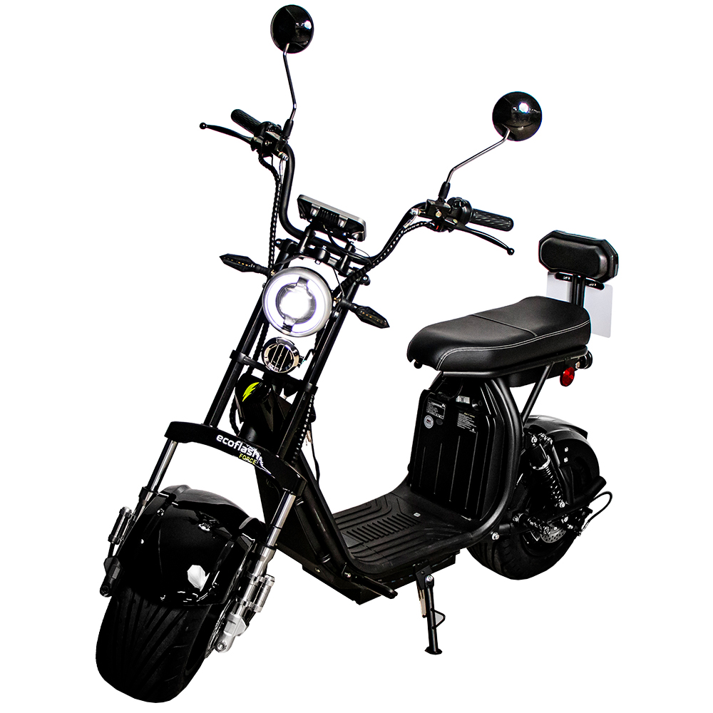 Scooter Elétrica Aro 10 EcoFlash Force 1000W Freio a Disco Hidráulico