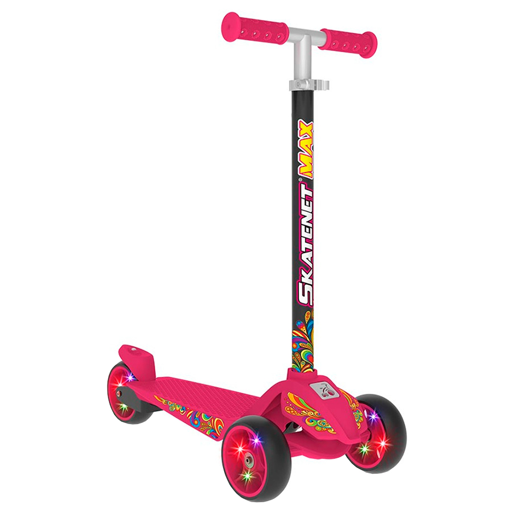 Patinete Skatenet 3 Rodas com LED Bandeirante Max
