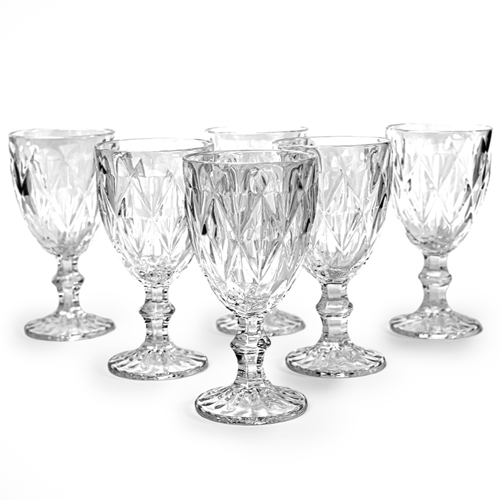 Conjunto de Taças 325ml 6 Peças Elegance Mark Blank
