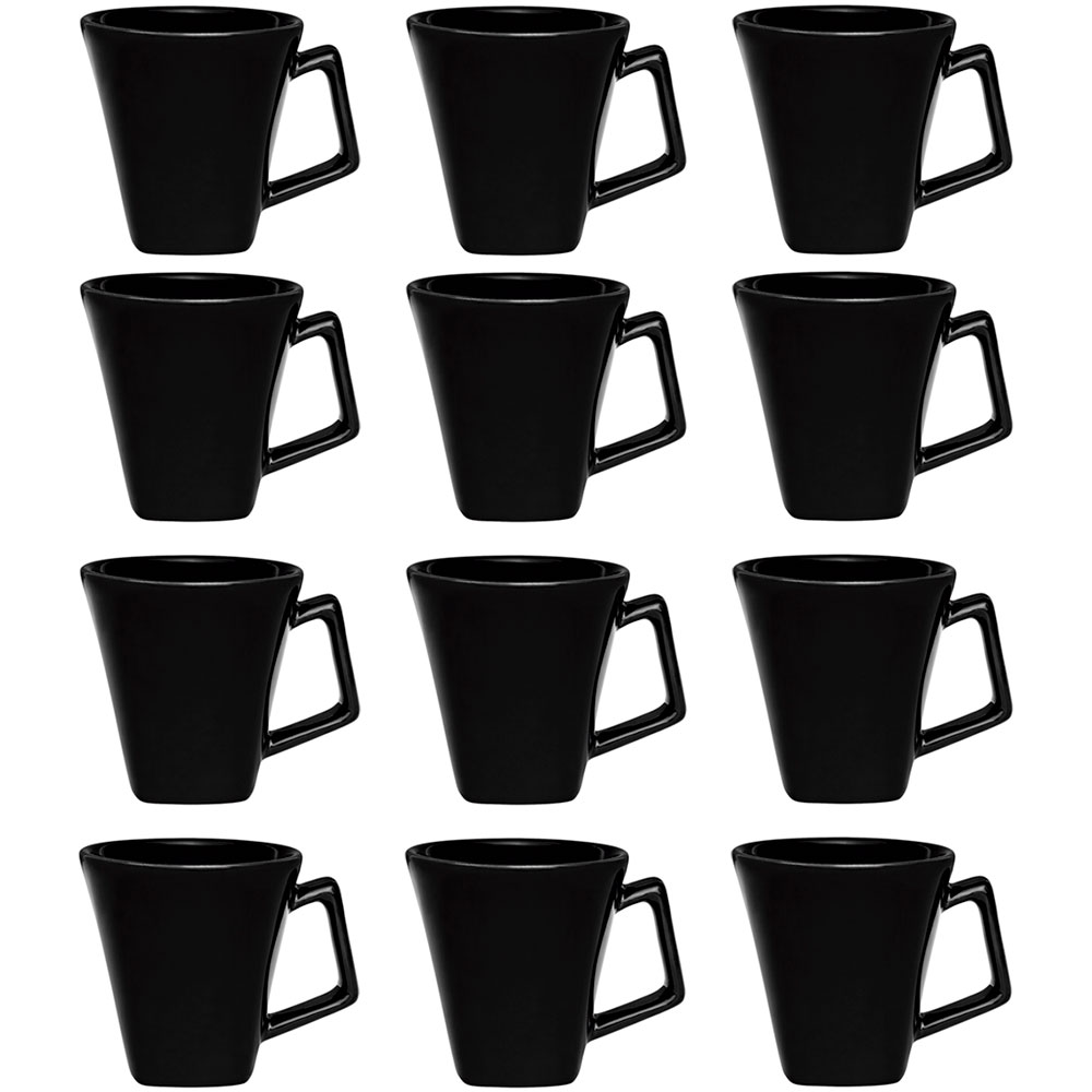 Conjunto de Canecas 12 Peças em Cerâmica 220ML Mini Quartier Oxford