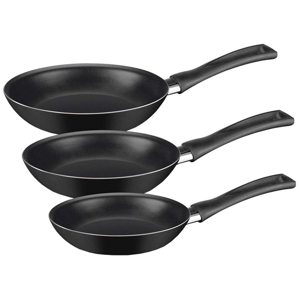 Kit de Frigideiras Rochedo Basic Antiaderente 3 Peças 18cm, 20cm e 24cm