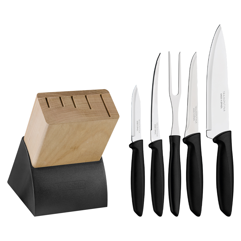 Conjunto de Facas 6 Peças em Aço Inox Plenus Tramontina