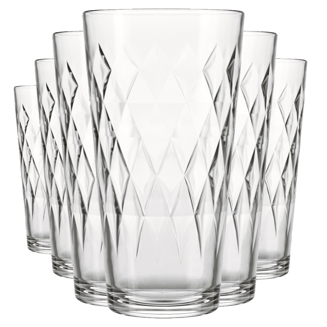 Conjunto de Copos de Vidro 350mL 6 Peças Vitrage Nadir