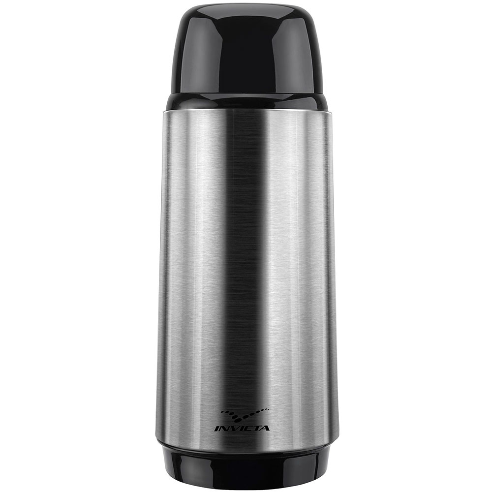 Garrafa Térmica Invicta Singulare 1L Rolha Inox com Ampola de Vidro