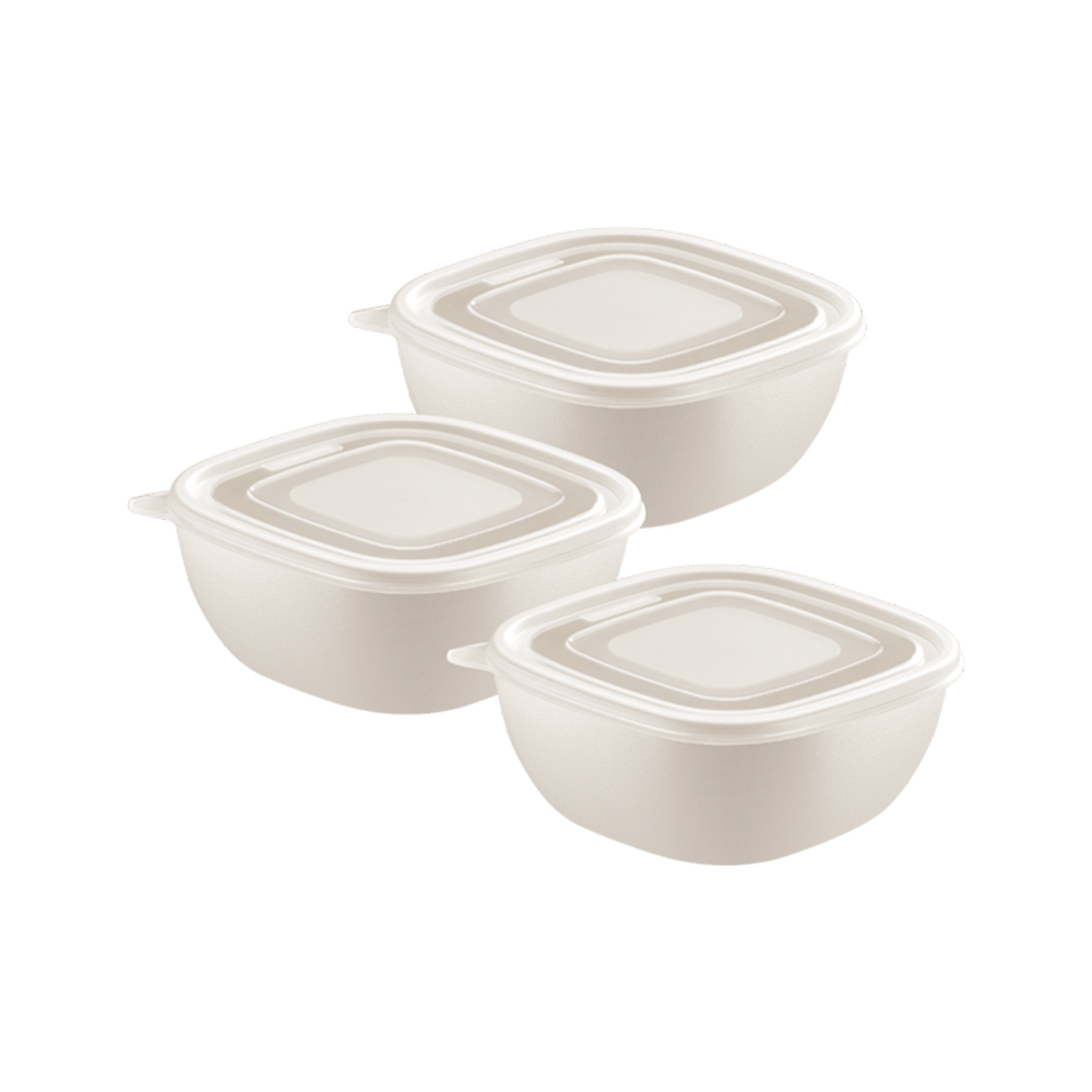 Conjunto de Potes Mixcolor 600 ml 3 Peças em Polipropileno Tramontina